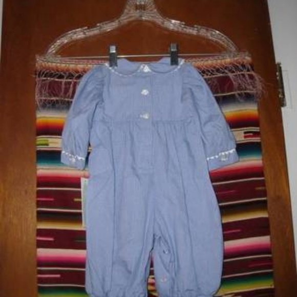 Be Mine Smocked Christmas Snowman Outfit Infant 3M - Picture 3 of 6
